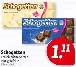 Nah & Frisch Schogetten Angebot