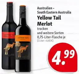 Nah & Frisch Yellow Tail Merlot Angebot