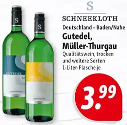 Nah & Frisch SCHNEEKLOTH Gutedel, Müller-Thurgau Angebot
