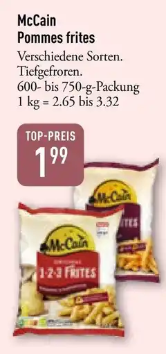 Galeria Markthalle McCain Pommes frites Angebot