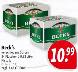 Nah & Frisch Beck's Angebot