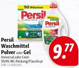 Nah & Frisch Persil Waschmittel Pulver oder Gel Angebot