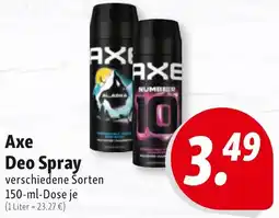 Nah & Frisch Axe Deo Spray Angebot
