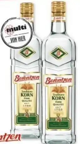Multi Markt Berentzen Traditions Korn Angebot