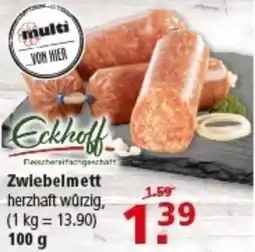Multi Markt Eckhoff Zwiebelmett Angebot