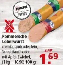 Multi Markt Pommersche Leberwurst Angebot