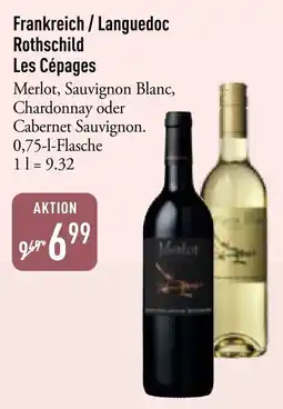 Galeria Markthalle Rothschild Les Cépages Merlot, Sauvignon Blanc, Chardonnay oder Cabernet Sauvignon. Angebot
