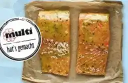 Multi Markt Lachssteak „Kräuterbutter Style" Angebot