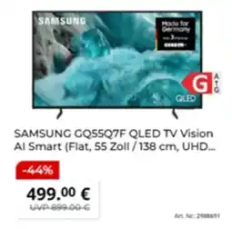 MediaMarkt SAMSUNG GQ55Q7F QLED TV Vision Al Smart Angebot