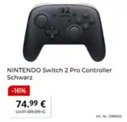 MediaMarkt NINTENDO Switch 2 Pro Controller Schwarz Angebot