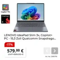 MediaMarkt LENOVO IdeaPad Slim 3x Angebot