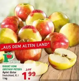 Multi Markt DIREKT VOM OBSTHOF PETERS Äpfel: Elstar Angebot