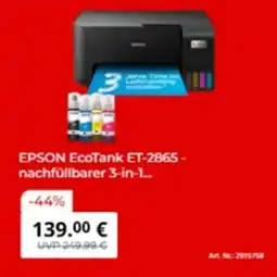 MediaMarkt EPSON EcoTank ET-2865- nachfüllbarer 3-in-1... Angebot