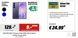MediaMarkt SAMSUNG Galaxy S26 256 GB Cobalt Violet Dual SIM Angebot