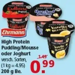 Multi Markt Ehrmann High Protein Pudding/Mousse oder Joghurt Angebot