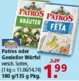 Multi Markt Patros oder Genießer Würfel Angebot