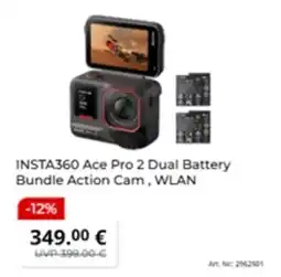MediaMarkt INSTA360 Ace Pro 2 Dual Battery Bundle Action Cam, WLAN Angebot