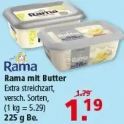 Multi Markt Rama mit Butter Angebot