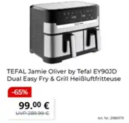 MediaMarkt TEFAL Jamie Oliver by Tefal EY90JD Dual Easy Fry & Grill Heißluftfritteuse Angebot