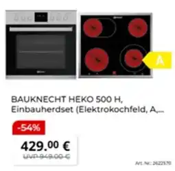 MediaMarkt BAUKNECHT HEKO 500 H, Einbauherdset Angebot