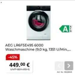 MediaMarkt AEG LR6F5E495 6000 Waschmaschine Angebot