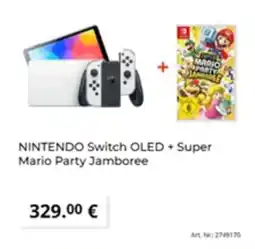 MediaMarkt NINTENDO Switch OLED + Super Mario Party Jamboree Angebot