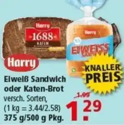 Multi Markt Harry Eiweiß Sandwich oder Katen-Brot Angebot