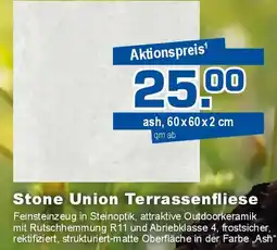 Bauzentrum Hofacker Stone Union Terrassenfliese Angebot
