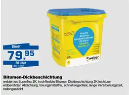 Bauzentrum Hofacker weber Bitumen-Dickbeschichtung Angebot