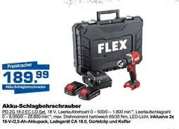Bauzentrum Hofacker FLEX Akku-Schlagbohrschrauber PD 2G 18.0 EC LD Set, 18 V Angebot