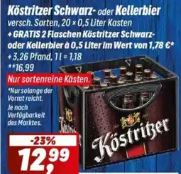 Simmel Köstritzer Schwarz- oder Kellerbier Angebot