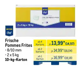 METRO METRO Chef Pommes Frites Kartons Angebot