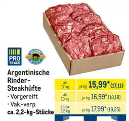 METRO Argentinische Rinder- Steakhüfte Angebot
