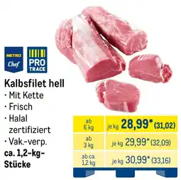 METRO Kalbsfilet hell Angebot