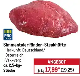 METRO Simmentaler Rinder-Steakhüfte Angebot