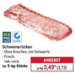 METRO Schweinerücken Angebot