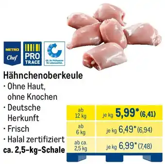 METRO Hähnchenoberkeule Angebot
