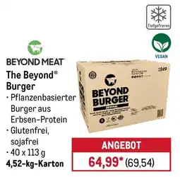 METRO BEYOND MEAT The Beyond Burger Angebot