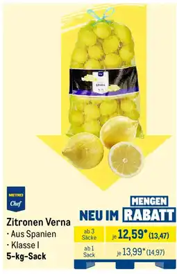 METRO METRO Chef Zitronen Verna Angebot