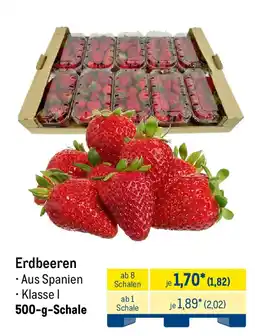 METRO Erdbeeren Angebot