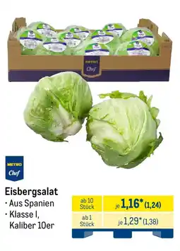 METRO METRO Chef Eisbergsalat Angebot