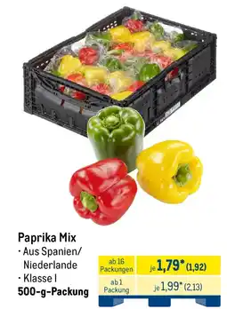 METRO Paprika Mix Angebot