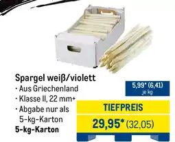 METRO Spargel weiẞ/violett Angebot