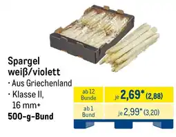 METRO Spargel weiẞ/violett Angebot