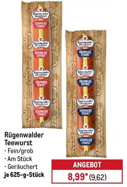 METRO Rügenwalder Teewurst Angebot