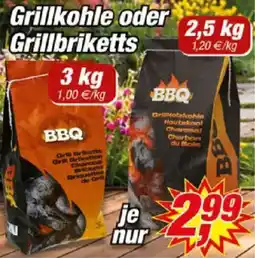 Posten Börse Grillkohle oder Grillbriketts Angebot
