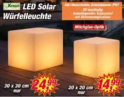 Posten Börse KYNAST LED Solar Würfelleuchte Angebot