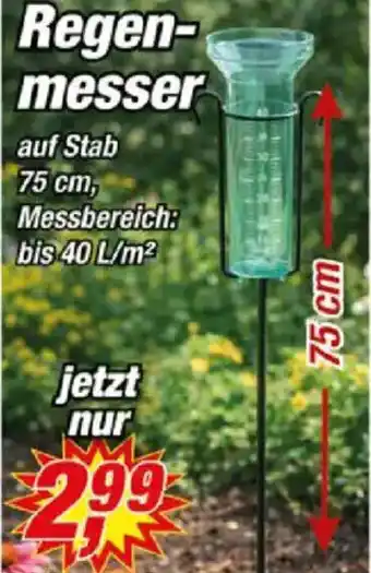 Posten Börse Regenmesser Angebot