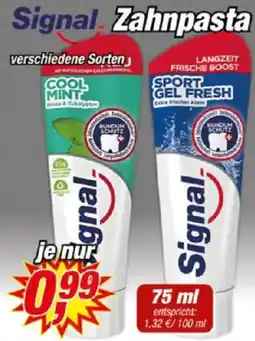 Posten Börse Signal Zahnpasta Angebot