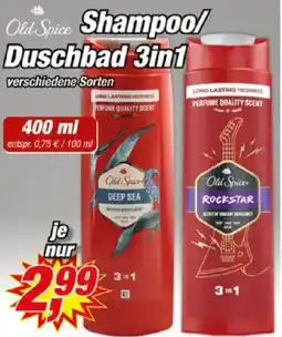 Posten Börse Old Spice Shampoo/ Duschbad 3in1 Angebot